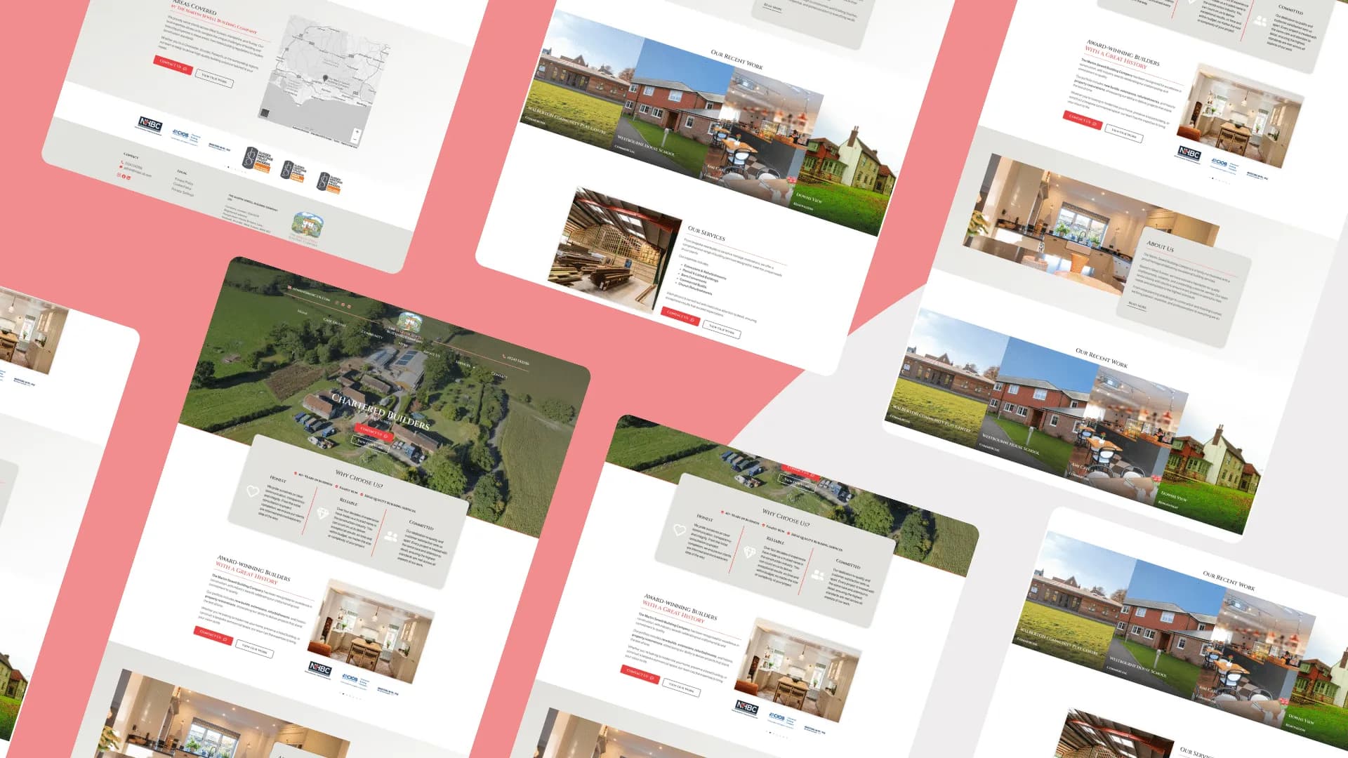 Martin Sewell Building Company website design by Bulldogs Digital