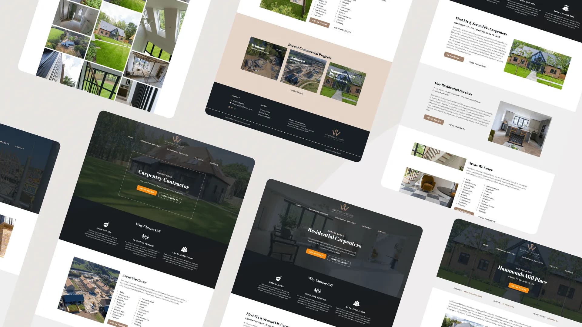 Woodies of Sussex website design by Bulldogs Digital