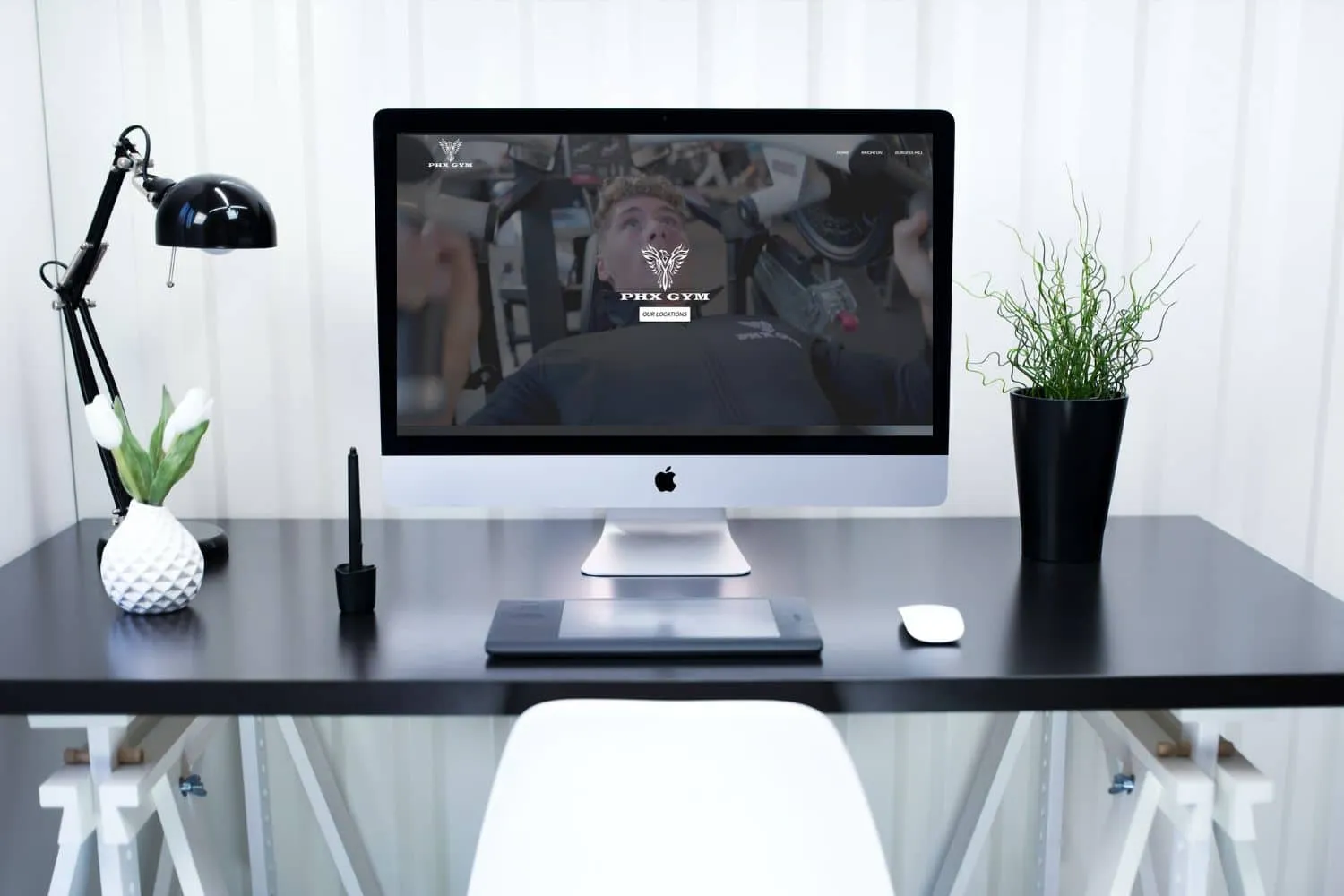 PHX GYM website design by Bulldogs Digital