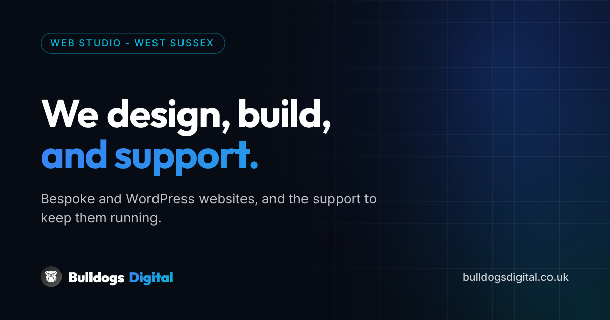 Web Design - Bulldogs Digital